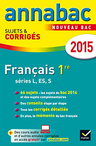 Annales 2015 français 1ère