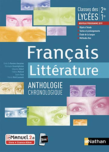 Français Anthologie Littéraire 2de 1re